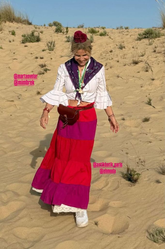 Eugenia Martínez de Irujo en El Rocío 2026.