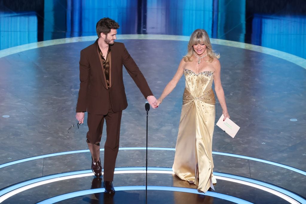 Goldie Hawn y Andrew Garfield
