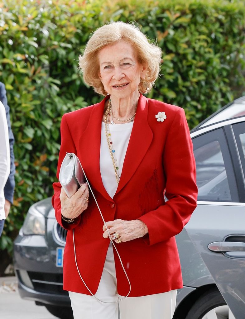 La reina Sofía en un acto en junio de 2025