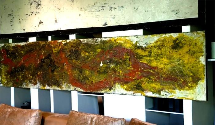 Obra de arte en la casa