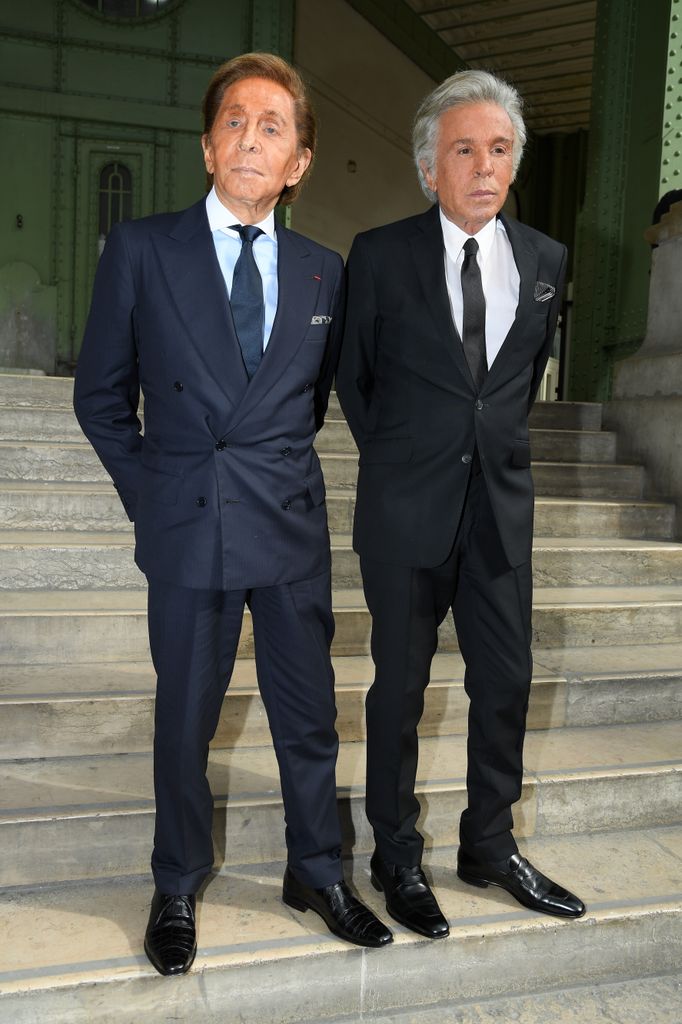 Valentino Garavanni y Giancarlo Giammetti