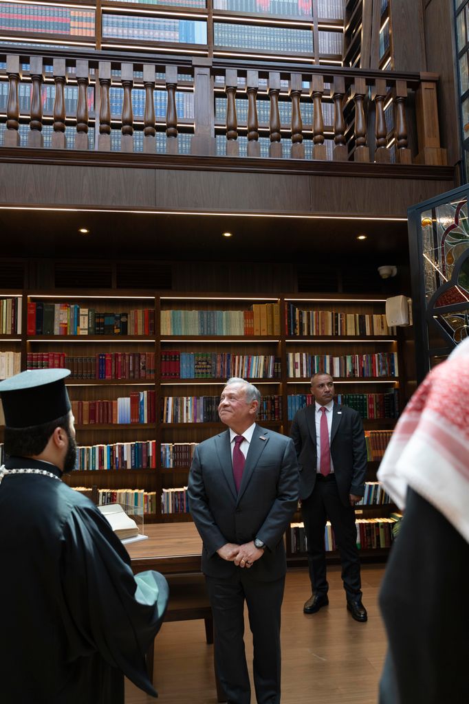 El rey Abdalá de Jordania en la inauguración de la Universidad Ortodoxa Internacional del Sitio del Bautismo