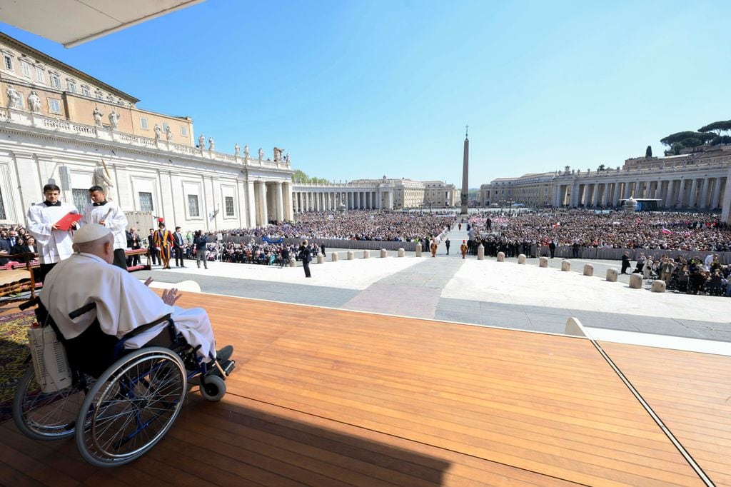 El Santo Padre apareció durante la celebración por el Jubileo de los Enfermos