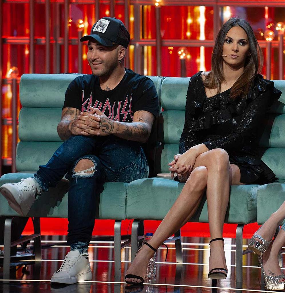Kiko Rivera e Irene Rosales en un programa de televisión juntos