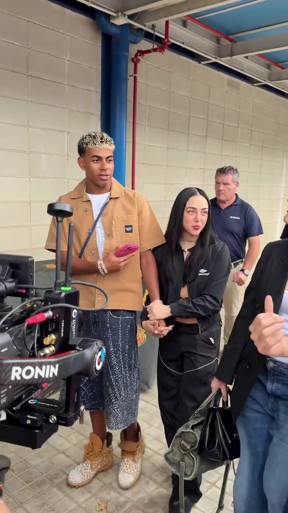 Lamine Yamal y Nicki Nicole, primera aparición pública en la Kings League