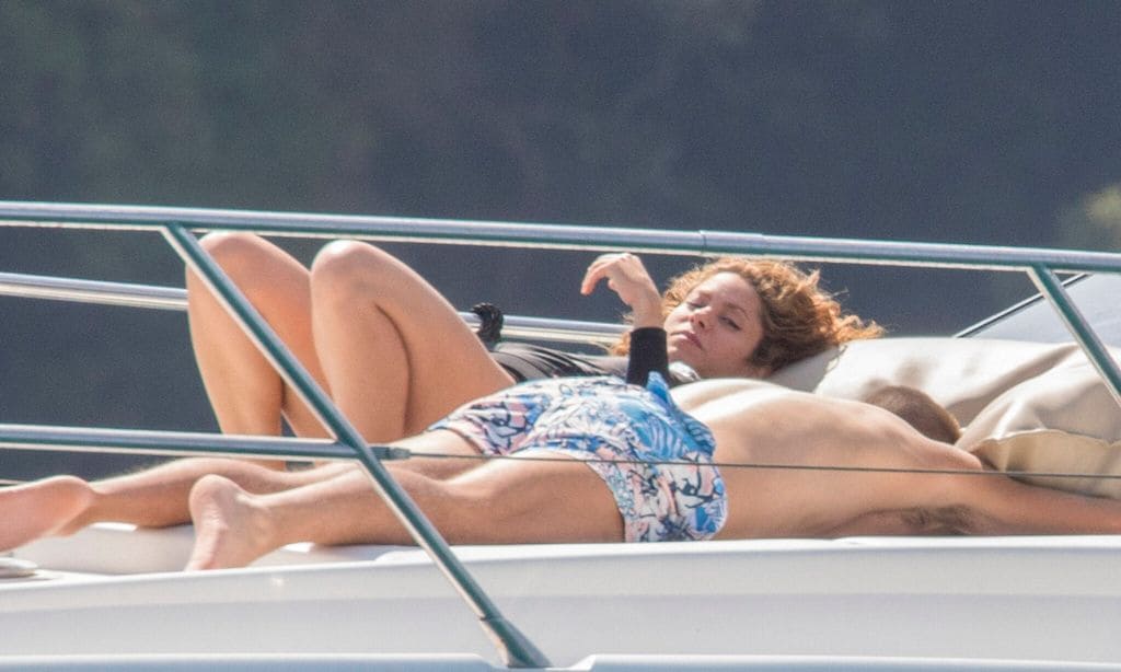 shakira gerard piqu y sus hijos