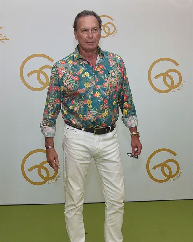 Bertín Osborne en la fiesta de 'El turronero'