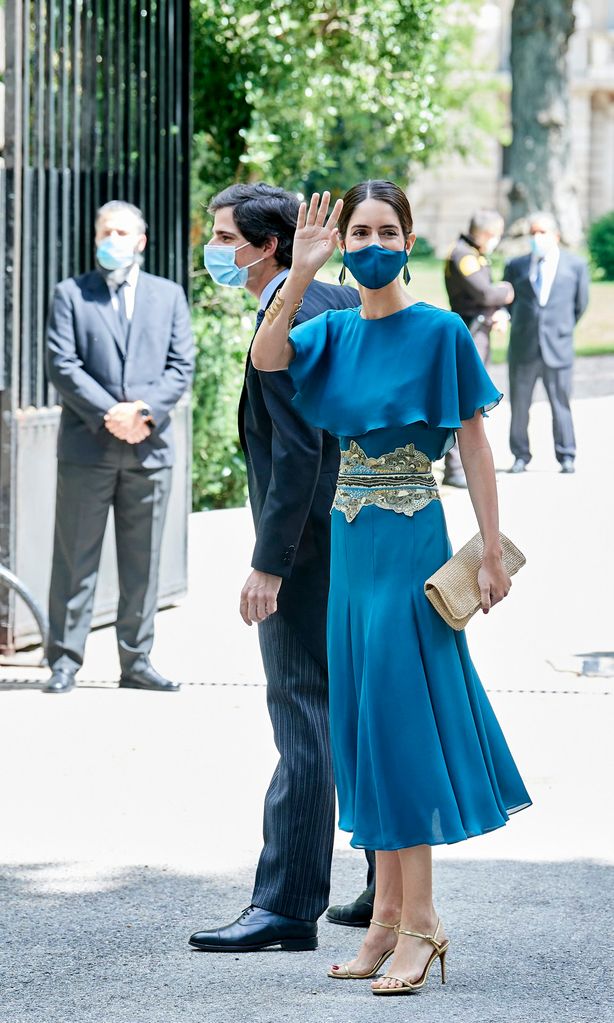 Celebrities Arrive At Carlos Fitz James And Belen Corsini Wedding In Madrid