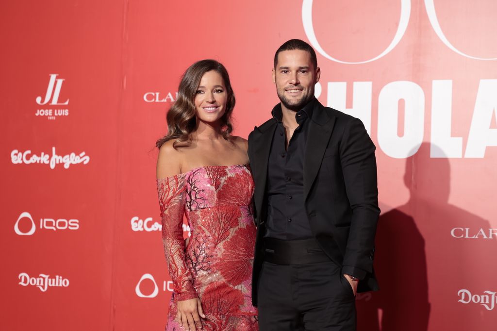 Malena Costa y Mario Suárez en el 80 aniversario de ¡HOLA!