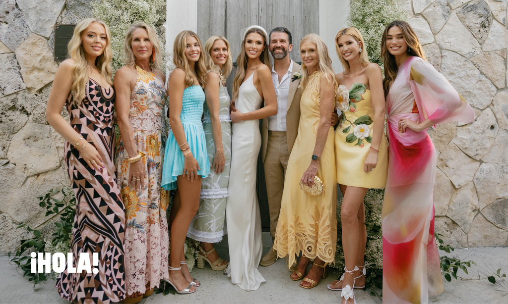 Don y Bettina junto a (de izquierda a derecha) Tiffany Trump, Bebe McCranels, Kai Trump, Kristina McPherson, Inger Anderson, Ivanka Trump y Rachell Vallori.