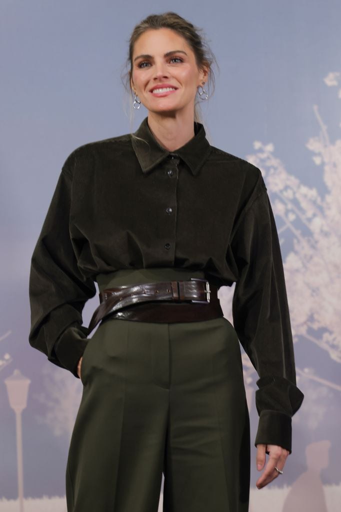 Amaia Salamanca en la presentación de su película ‘Siempre es invierno’