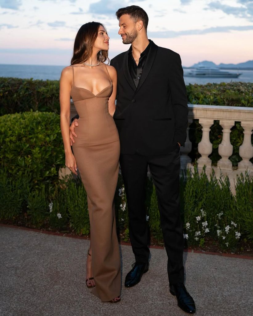 Eiza González y Grigor Dimitrov