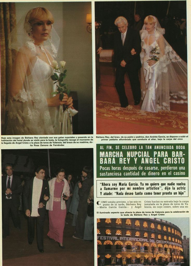 Recordamos La Boda De B rbara Rey Y ngel Cristo Recordamos La Boda De B rbara Rey Y ngel Cristo