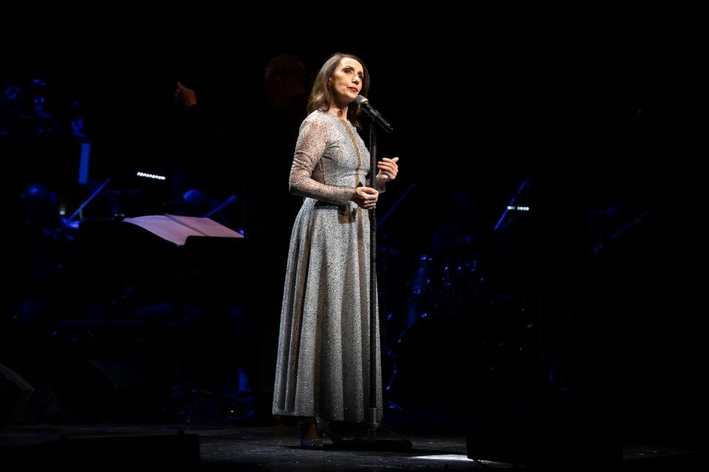 Luz Casal durante uno de sus conciertos