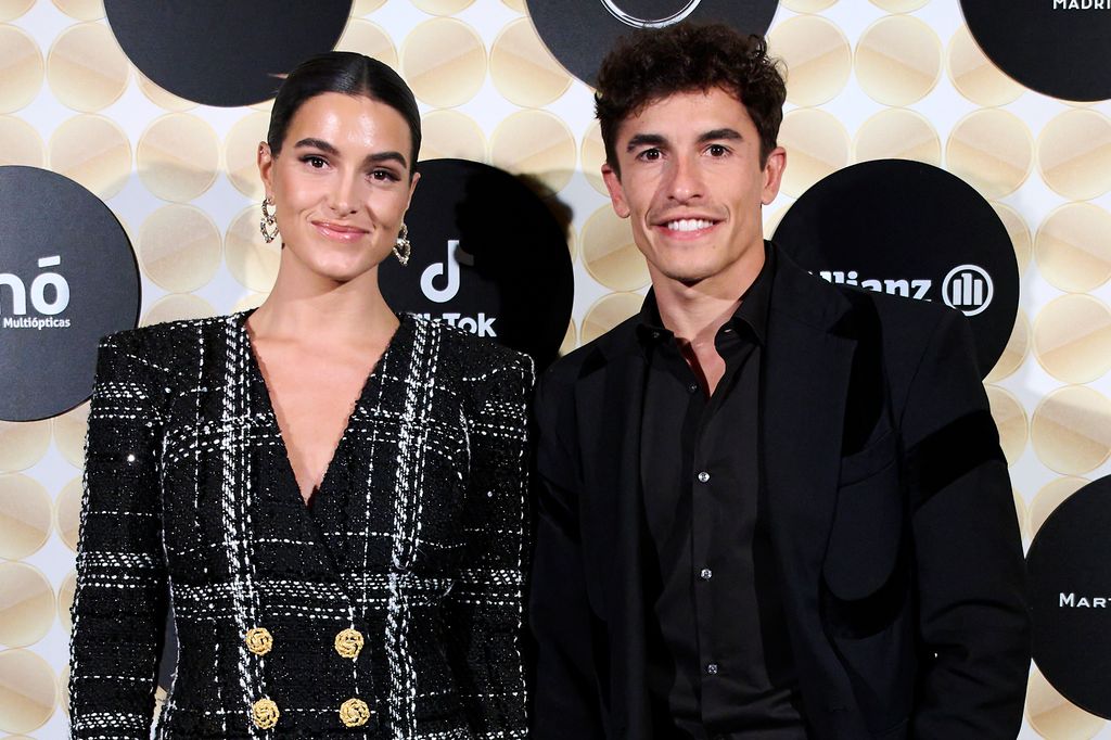 La influencer y el piloto, en su presentación en sociedad como pareja durante la Mercedes Benz Fashion Week Madrid