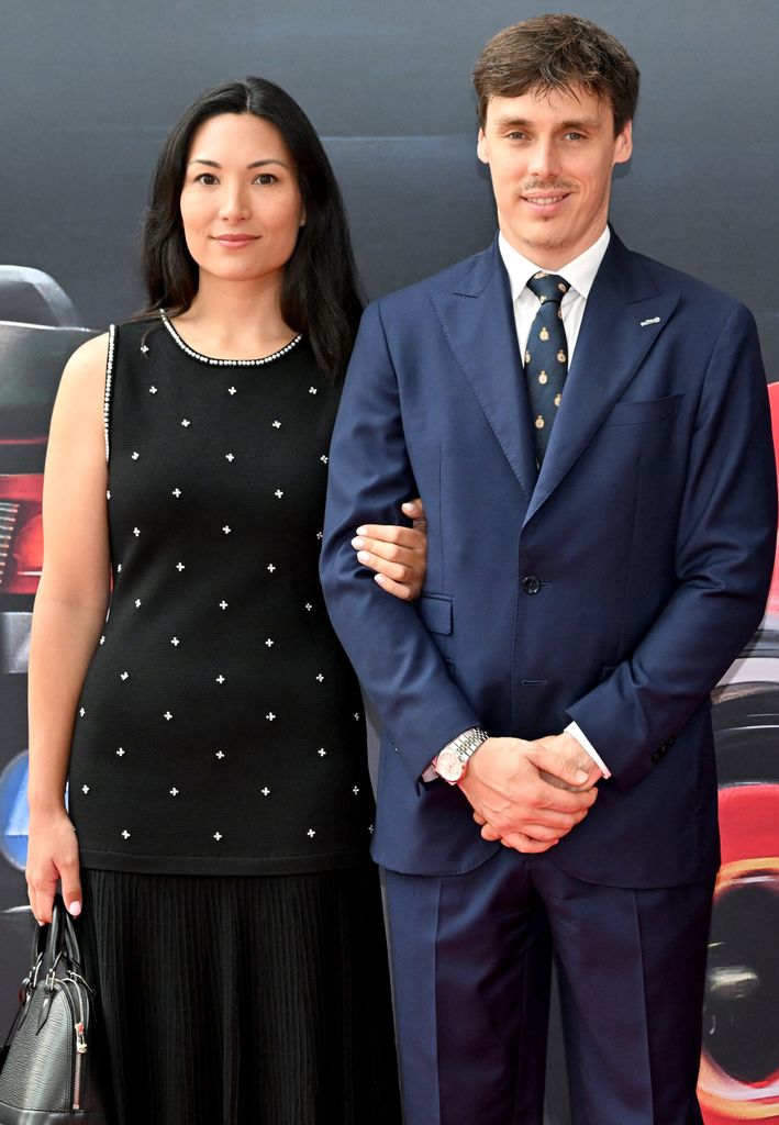 Louis y Marie Ducruet en la inauguración de la exposición "Mónaco y el Automóvil, de 1893 a nuestros días" el 30 de junio de 2026 en el Grimaldi Forum Monaco