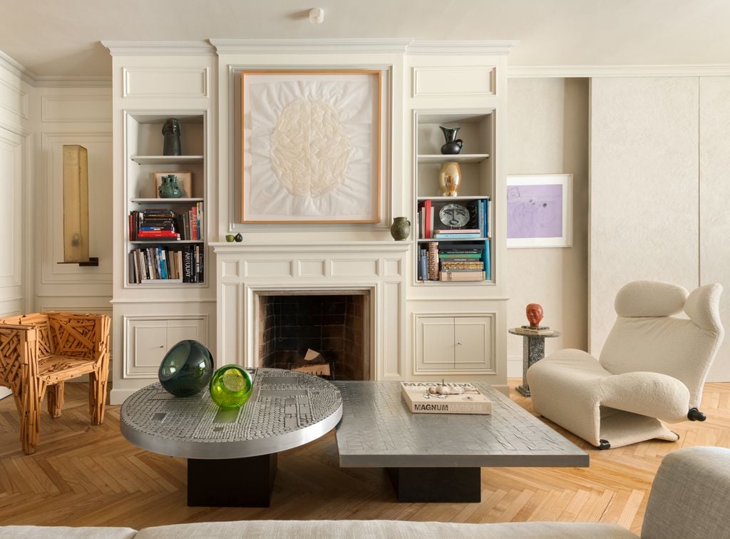 Salón estiloso de la casa de Alfons Tost