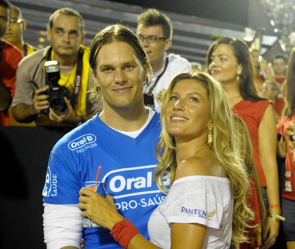 La expareja en el carnaval de Río