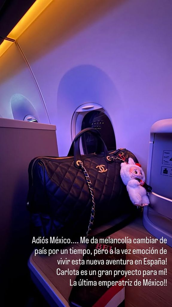 Belinda compartió esta foto al despedirse de México por un tiempo.