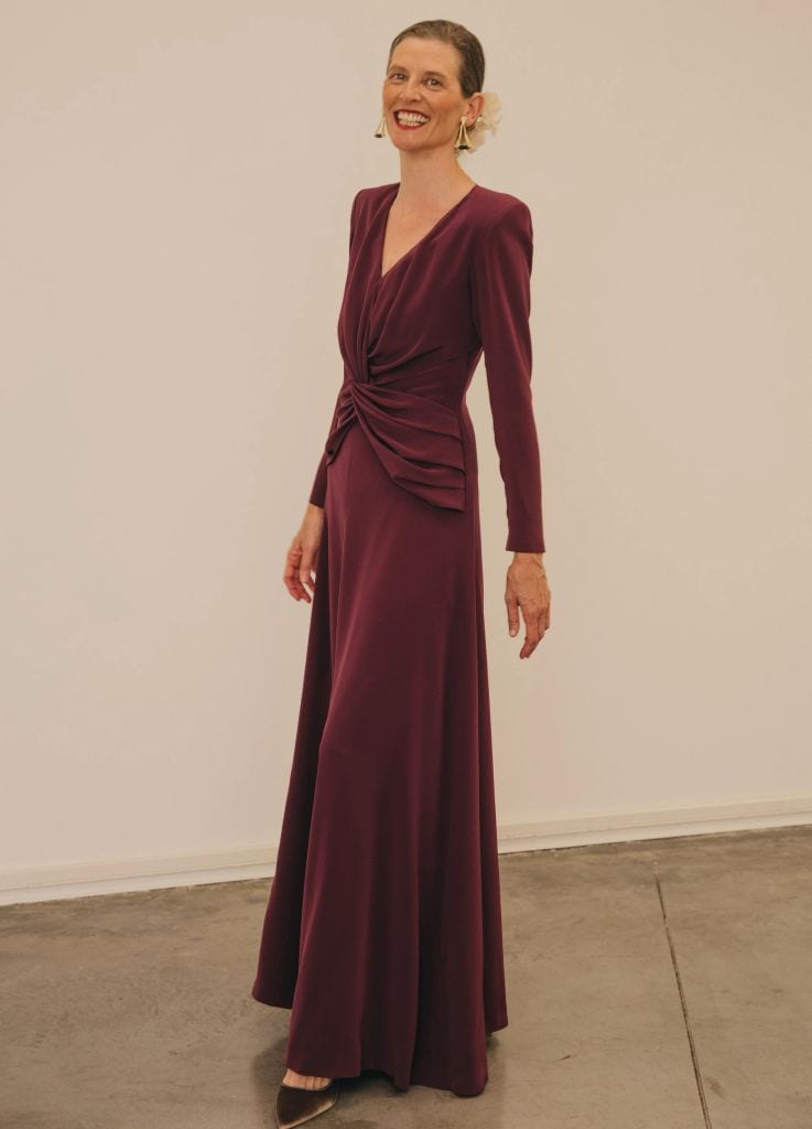 Vestidos de invitada de primavera para madre de la novia Cherubina morado
