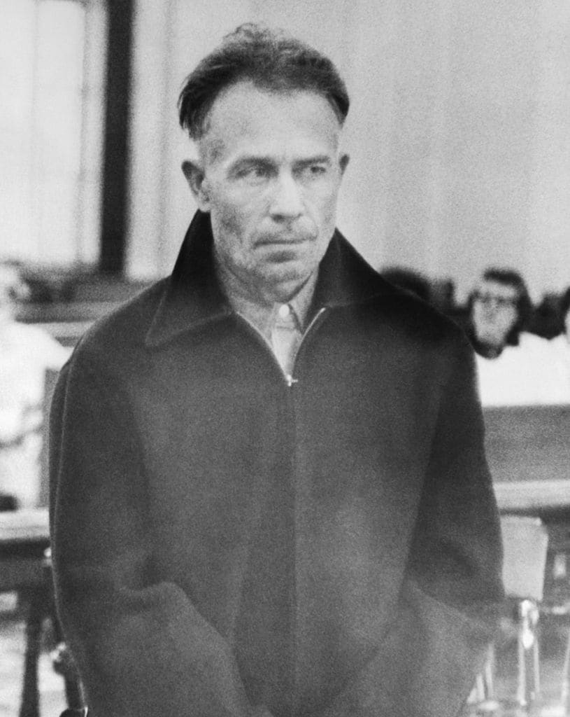 Ed Gein durante el juicio
