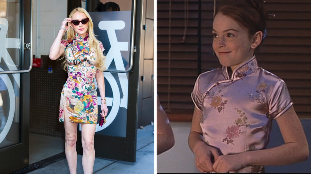 Lindsay Lohan en kimono.