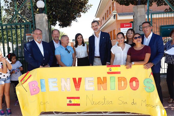Los reyes Felipe y Letizia en Orihuela