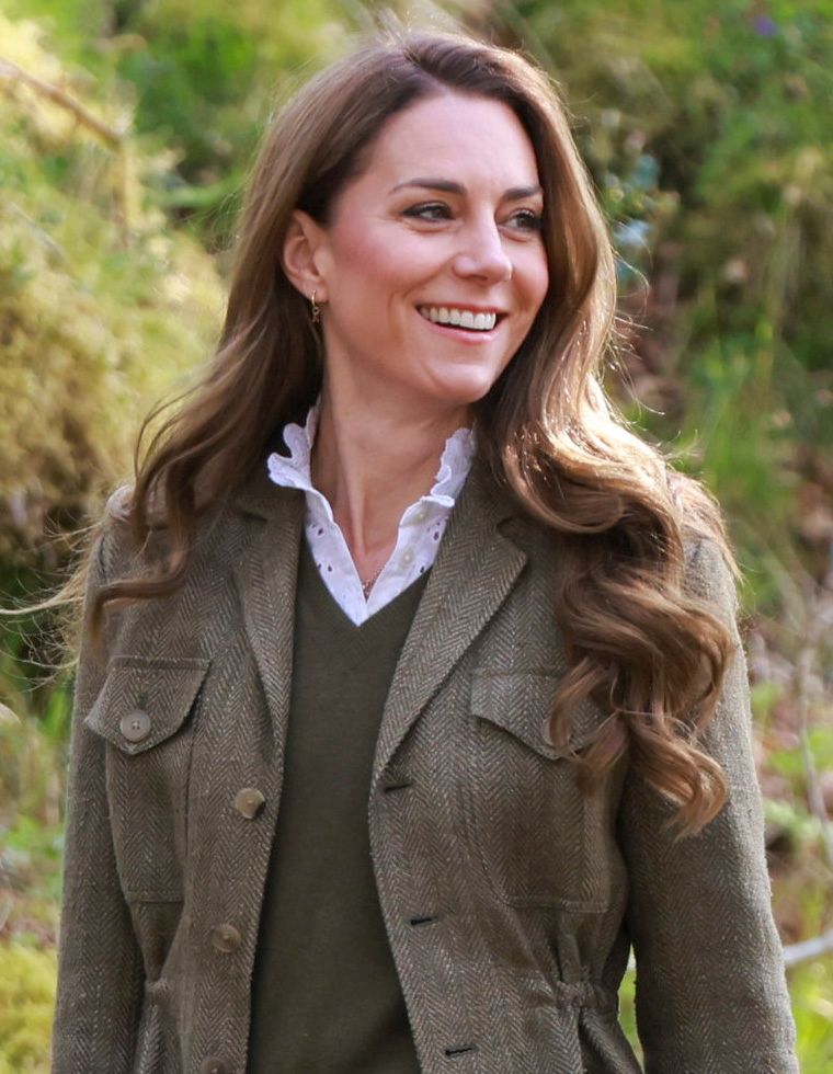 Kate, Princesa de Gales, en su visita a la Isla de Mull, en Escoia, en abril de 2025.