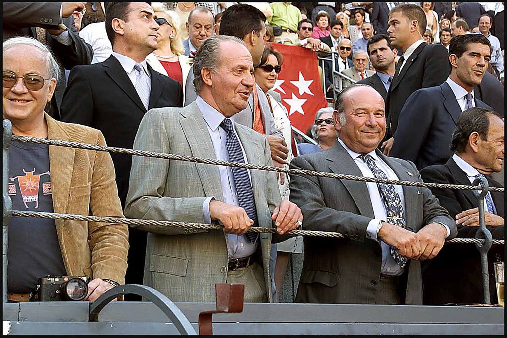 Álvaro Domecq en Las Ventas con el rey Juan Carlos