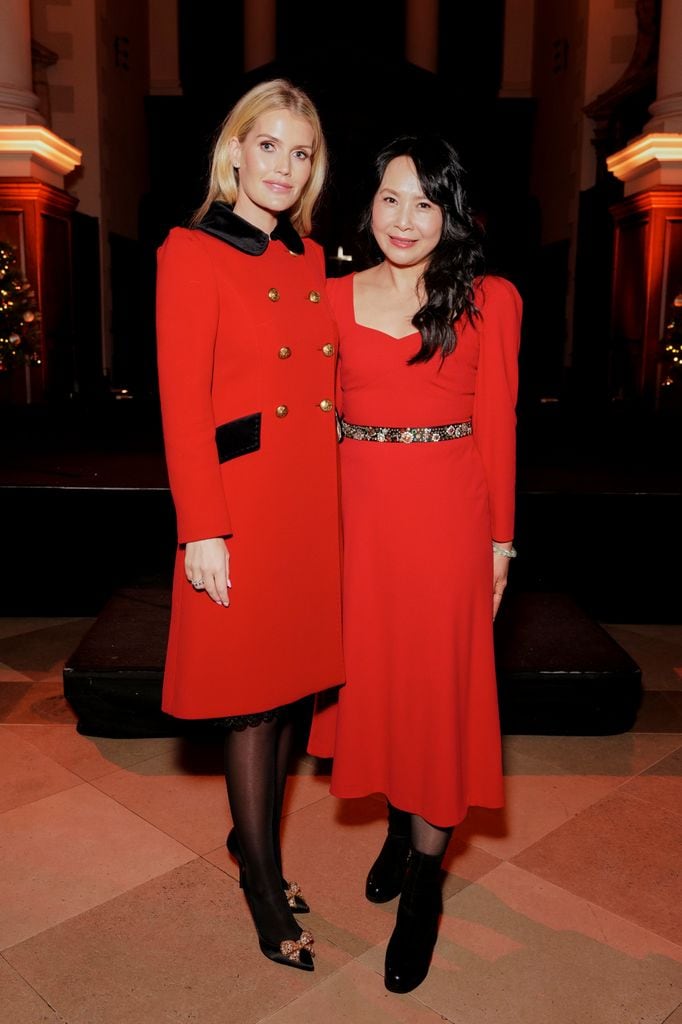 Lady Kitty Spencer en el concierto navideño de villancicos del Centrepoint en Londres.