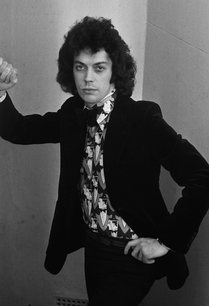 Tim Curry, fotografiado en enero de 1974.