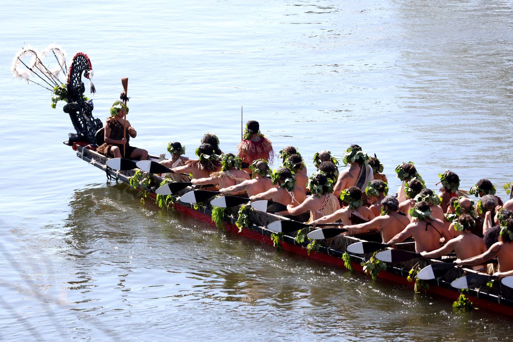 Funeral rey maorí