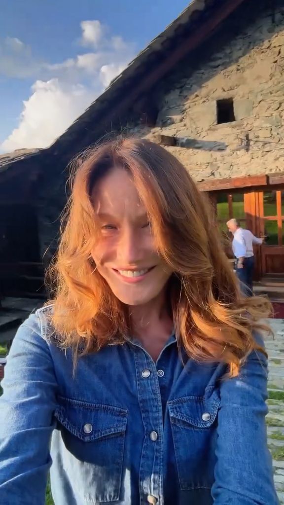 Carla Bruni y Sarkozy, de vacaciones en los Alpes italianos. Agosto de 2025