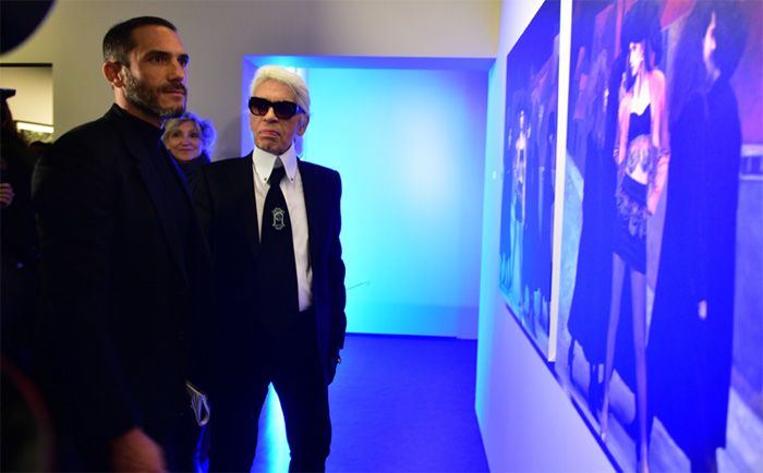 Karl Lagerfeld y Sébastian Jondeau