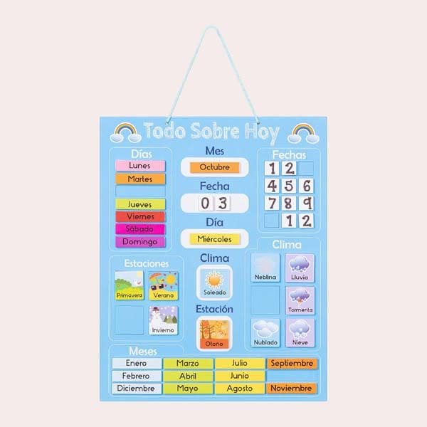 Navaris Calendario de Aprendizaje para Niños