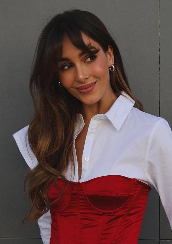 Rocío Osorno vestida de Zara