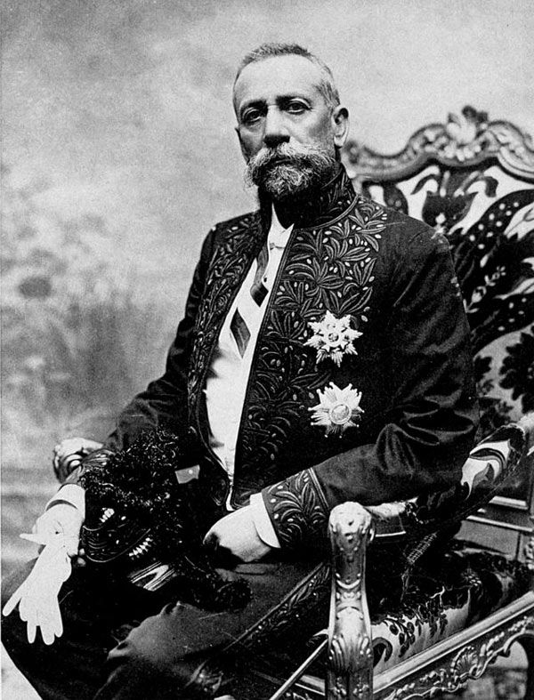 El príncipe Alberto I de Mónaco (1848-1922), con quien Alice Heine contrajo matrimonio en 1889
