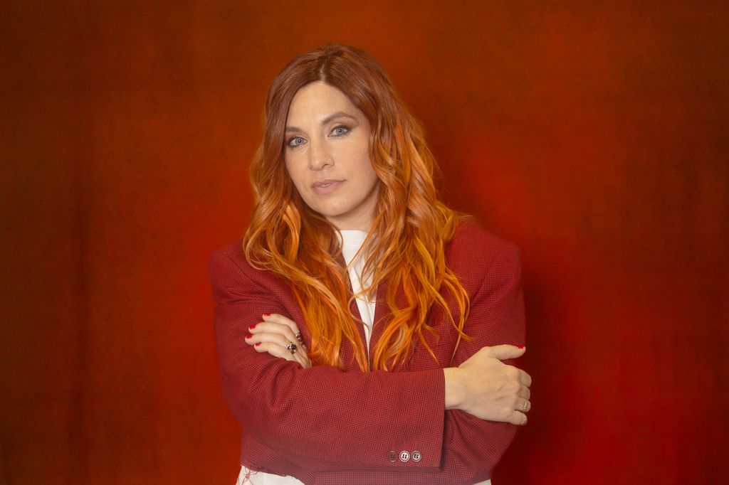 La cantante Leire Martínez posa para Europa Press, en las oficinas de Sony Music, a 8 de abril de 2025, en Madrid (España)