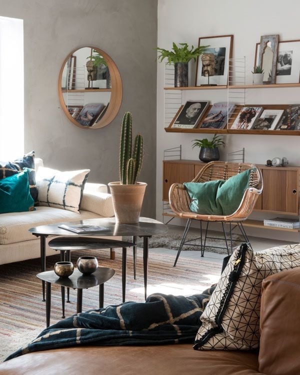 La vuelta a la rutina inspira interiores serenos, que crean atmósferas relajantes, para disfrutar del otoño sin salir de casa. Propuesta de Affari, en Estilo Nordico (estilonordico.com).
