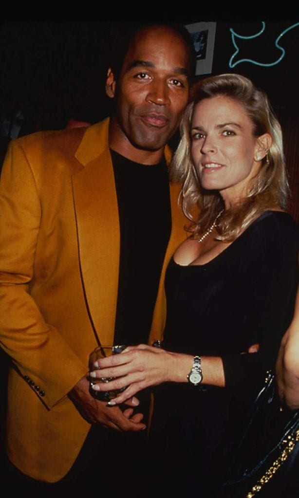 OJ Simpson y Nicole Brown