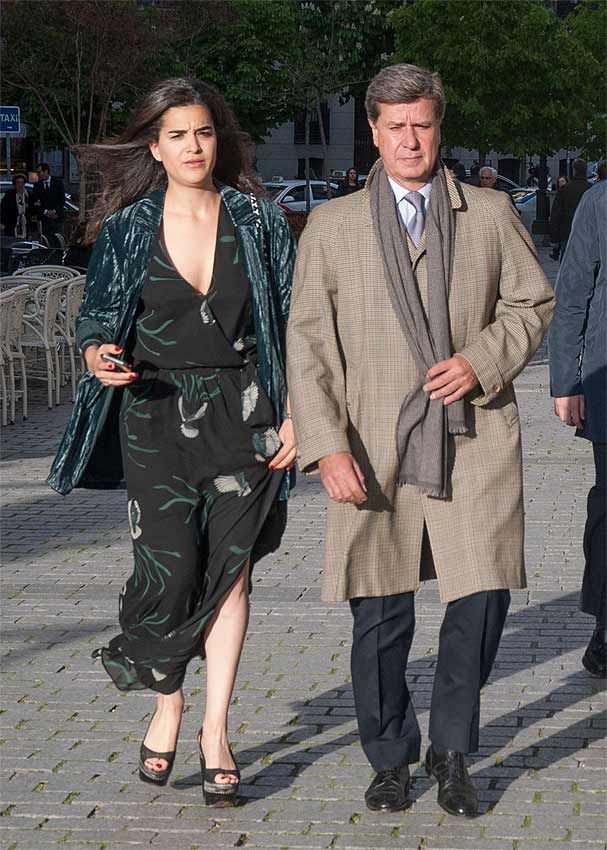 Cayetano Martínez de Irujo con Bárbara Mirjan 