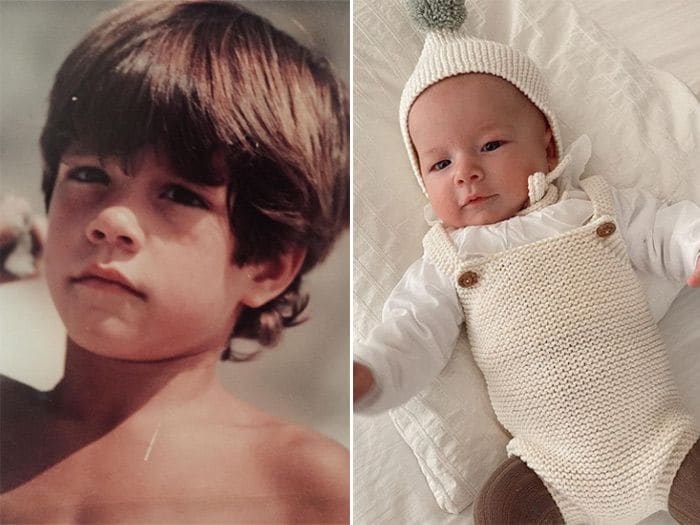 Pablo Castellano y su hijo