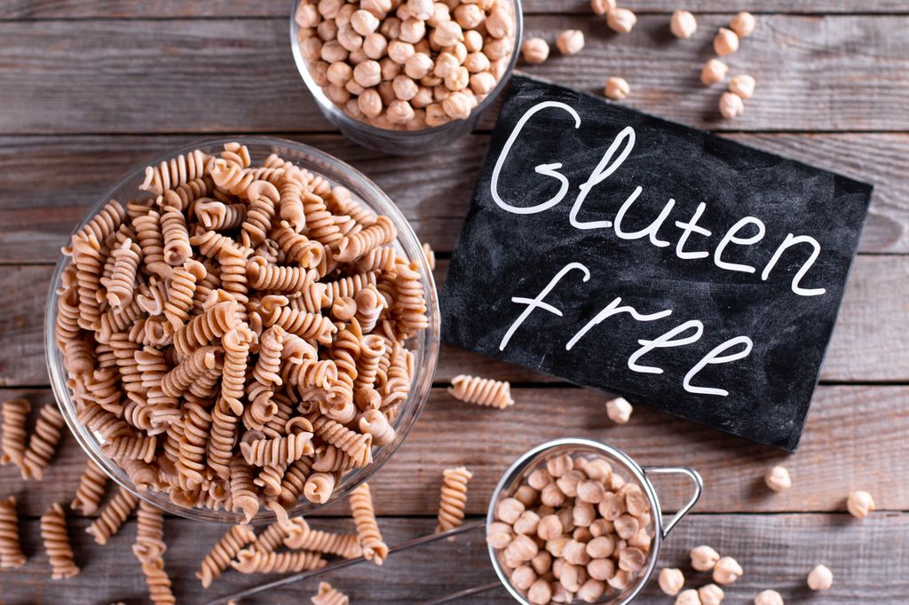 La pasta hecha al 100% con harina de legumbres es libre de gluten. 