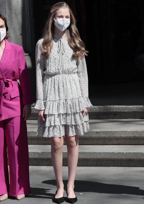 Princesa Leonor con tacones bajos