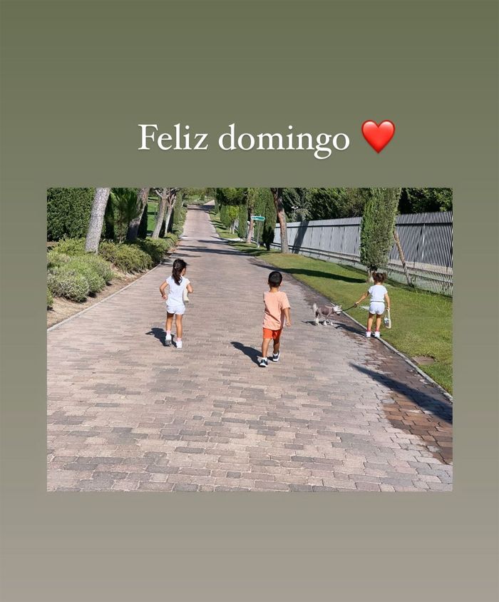 Georgina Rodríguez y sus hijos