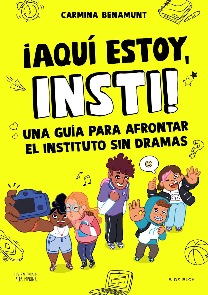 Portada del libro ¡Aquí estoy, insti!, de Carmina Benamunt