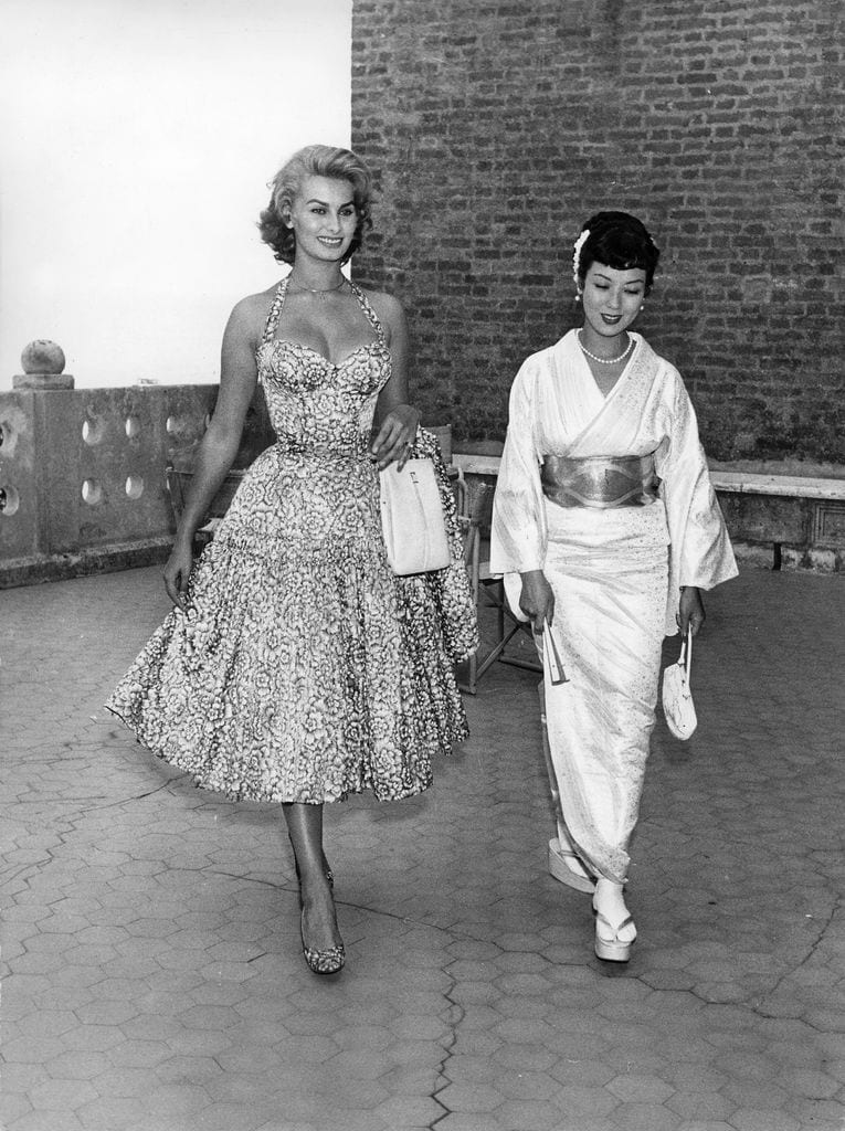 Sophia Loren y Machiko Kyō