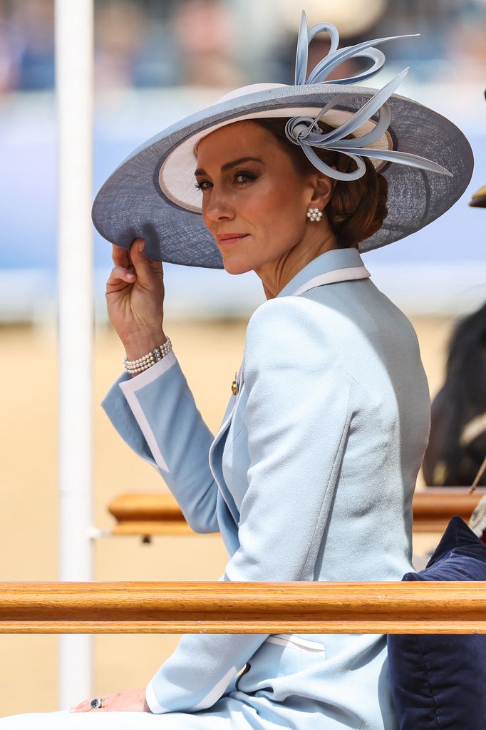 Kate Middleton, en el Trooping the Colour 2026, Londres. 