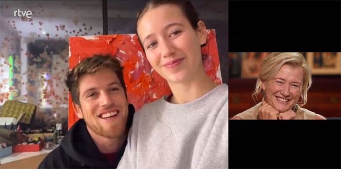 Miguel y María, los hijos de Ana Duato