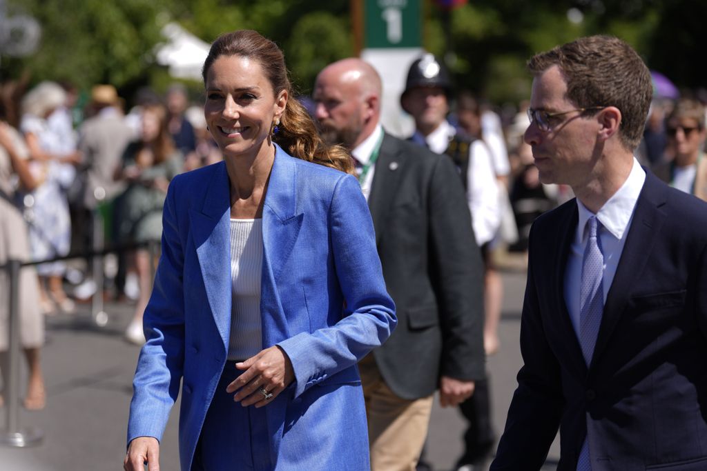 Kate Middleton sorprende en el cuarto día de Wimbledon